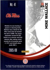 2016 Panini Ole Miss #41 Mike Wallace – NM-MT