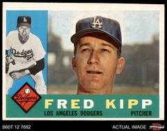 1960 Topps #202 Fred Kipp Dodgers 5 – EX