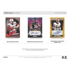 2025 Panini Prizm Black Football Hobby Box Factory Sealed