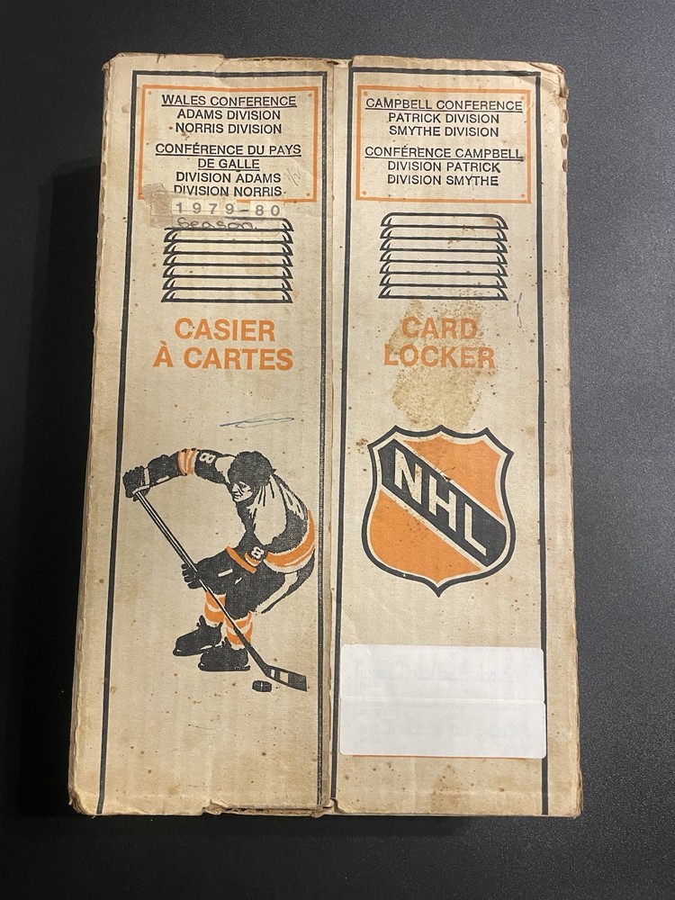 Hockey Card “locker” With Over 1000 Opee Chee Cards From 1980-81
