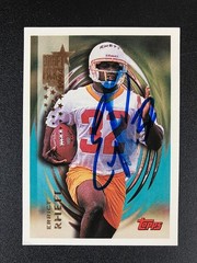 Errict Rhett 1994 Topps Bucs In Person IP TTM Signed Auto Autograph
