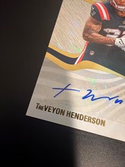 2025 Panini Revolution – Revolution Signatures TreVeyon Henderson #RSA-THN Storm