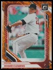 2026 Donruss #57 Roger Clemens Optic Orange Velocity