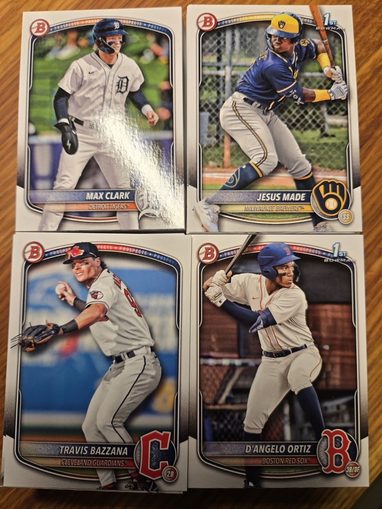 2025 Bowman baseball paper Prospects BP1-BP150