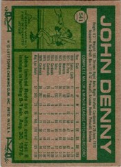 1977 Topps #541 John Denny
