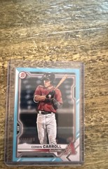 2021 Bowman – Prospects Corbin Carroll #BP-142 Sky Blue Border /499 (RC)