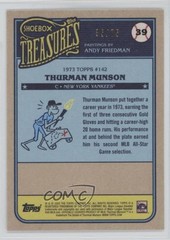 2025 Shoebox Treasures 1973 Topps Grayscale Filter 35/75 Thurman Munson #39 16wc