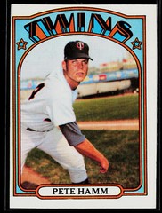 1972 Topps Set-Break #501 Pete Hamm, EX-EXMINT , (HUCK&rsquo;S)