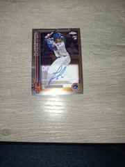 Luisangel Acuna Rookie Autographs 2025 Topps Chrome – #RA-LA (AU, RC)