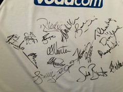 South Africa Stormer signed Rugby players jersey short Sleeve SIZE M