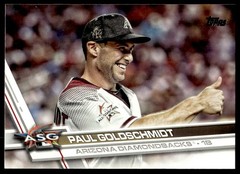 Paul Goldschmidt 2017 Topps Update #US277b Thumbs up Variation Diamondbacks
