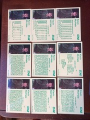 1993 Star Co Platinum 9 card Set Kevin McHale Rare 1/750 Sets