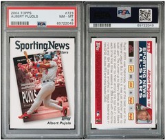 Albert Pujols PSA 8 NM/MT – 2004 Topps Sporting News All-Star # 723 – Future HOF