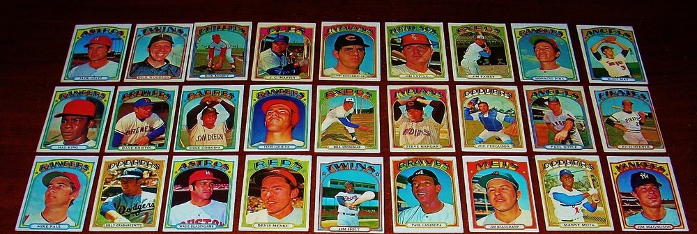 You Pick 1972 Topps Baseball Cards Numbers 1 -709 EX+ and Better 25c Combo Ship