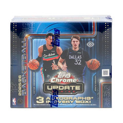 2025/26 Topps Chrome Update Basketball Jumbo Hobby Box – Rip N Ship – Ebay Live