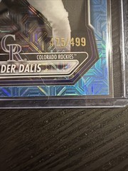 2026 Bowman Chrome Wilder Dalis 1st Bowman Sky Blue Mojo Refractor /499 Rockies