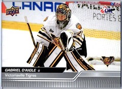Gabriel D&rsquo;Aigle Rookie 2023-24 Upper Deck CHL #106 (RC) 2025 Pittsburgh draft