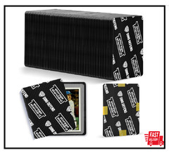 Ding Defend 110-Pack Trading Card Protector Shipping – 3.5 x 4.5 Inch Black Hobb
