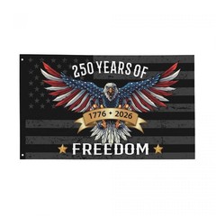 250 Years America Flag – 3×5 FT (60 inches x 36 inches), 250 Black