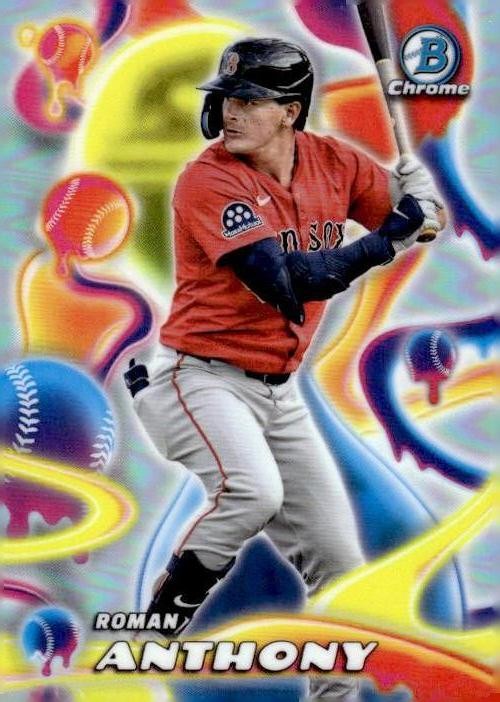 2025 Bowman Chrome #MM-13 Roman Anthony Melt Mashers