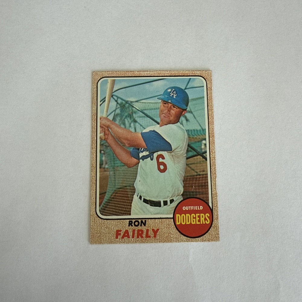 1968 Topps #510 Ron Fairly. EX