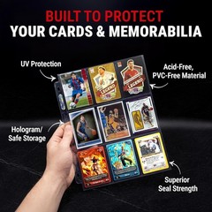 Reinforced Platinum Series Pages for Cards – 900 Capacity