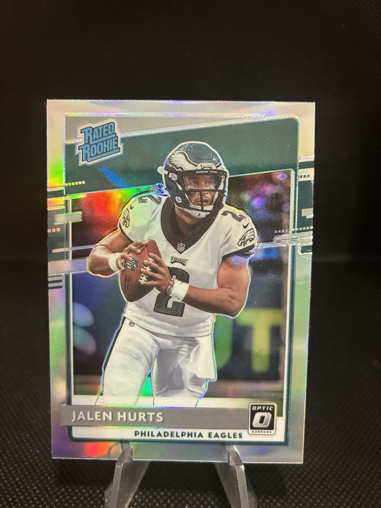Panini 2020 Donruss Optic Rated Rookies Jalen Hurts Eagles #164 Holo RC