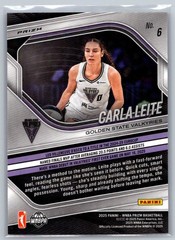 2025 Panini Prizm WNBA Carla Leite Blue Velocity Prizms #6