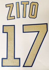 Chicago Cubs glitter gold Champs MLB jersey lettering kit ANY NAME/ANY NUMBER