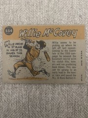 1960 TOPPS WILLIE MCCOVEY ALL STAT 555