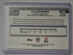 Aidan Hutchinson 2025 Topps Chrome Sapphire #104