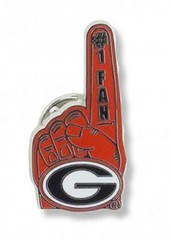 Georgia Bulldogs Lapel Pins About 1&Prime; Tall NCAA Licensed Choose your designs