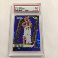 2024-25 Panini Prizm Cody Williams #232 Blue Pulsar Prizm /99 (RC) POP 1!
