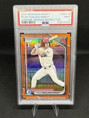 🔥 2024 Bowman Draft Ryan Waldschmidt 1st Bowman Orange Refractor /25