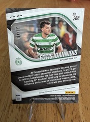 Panini Prizm FIFA 2025-26 Fotis Ioannidis #286 Sporting CP Purple Wave /49 RC