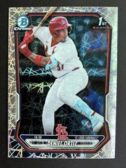 Daniel Ortiz 2026 Bowman Chrome #BCP-22 1st Laser Refractor St Louis Cardinals