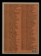 1972 Topps Baseball #604 6th Series Checklist (657-787) NM/MT *d12
