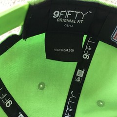 Seattle Seahawks Blackout Logo New Era 9Fifty Adjustable Cap Hat