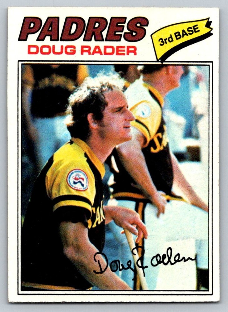 1977 Topps Baseball #9 Doug Rader Padres