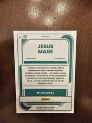 2026 Donruss #107 Jesus Made Optic Blue Velocity