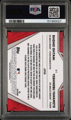 BOWMAN CHROME INTERNATIONAL IMPACT SHOHEI OHTANI/YOSHINOBU YAMAMOTO 21/150 PSA 9