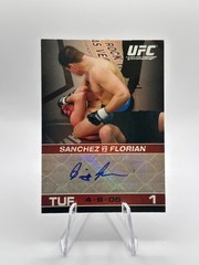 2009 Topps UFC Round 1 #ADS Diego Sanchez Autographs Blue Ink RC