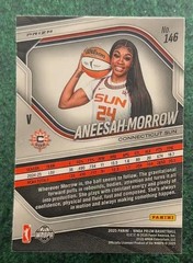 2025 Panini Prizm WNBA #146 Aneesah Morrow White Seismic Prizms