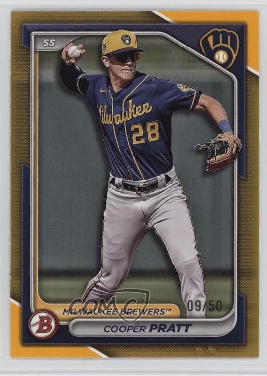 2024 Bowman Draft Gold 9/50 Cooper Pratt #BD-84 0jh7