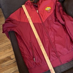 Nike 2018-2019 AS Roma Authentic Windrunner Track Rain Jacket Team Red Men’s L