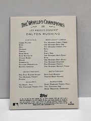 2025 Topps Allen & Ginter Dalton Rushing (RC) #200 Rainbow Foil LA Dodgers