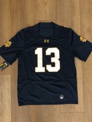 CJ Carr Notre Dame Fighting Irish NCAA 2026 Football Jersey navy blue men&rsquo;s size