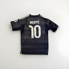 Kylian Mbappé #10 2025/26 Real Madrid Black Away Jersey Size Large Mens adidas