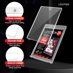 Magnetic Card Holder One Touch Trading Card Case 35/55/100/130/180PT Protectors