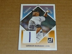 2018 Panini Donruss DIAMOND COLLECTION GERMAN MARQUEZ JERSEY ROCKIES R5751